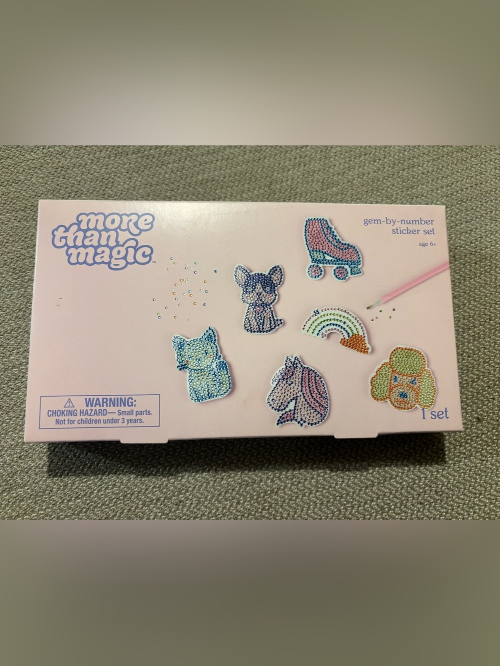 More Than Magic Gem-By-Number Sticker Set